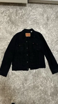 Levi's Denim Trucker Jacket Size M Black - Image 1 of 3