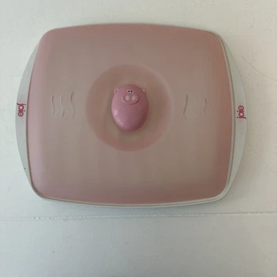 Joie Pig Microwave Bacon Tray & Splatter Lid, Quick Easy Bacon Cooker Piggy Gift - Image 1 of 2