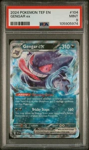 Gengar ex 104/162 Sv05: Temporal Forces Holo PSA 9 - Picture 1 of 3