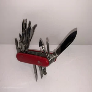 Vintage Camping Fishing Survival Folding Multi-Tool Knife, Plier Etc - Picture 1 of 14