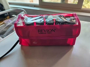 Revlon Perfect Heat Curls Travel Electric Hot Rollers Tourmaline Ionic - Picture 1 of 6