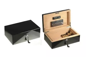SCATOLA UMIDIFICATA PORTASICARI HUMIDOR FOR 125 CIGAR 42x26x17cm LUBINSKI Q44600 - Imagen 1 de 1