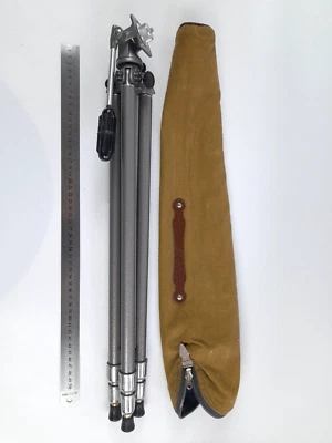 Excellent  Soviet tripod  ФШ-3 to the camera FSHU-3 Folding Tripod with case - Image 1 of 4