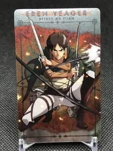No.07 Eren ATTACK ON TITAN Made in JAPAN Metallic Card - Picture 1 of 12