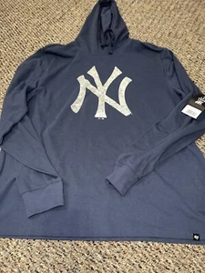 New York Yankees ‘47 Brand Lightweight Pullover Hoodie Sweatshirt XXL - Picture 1 of 4