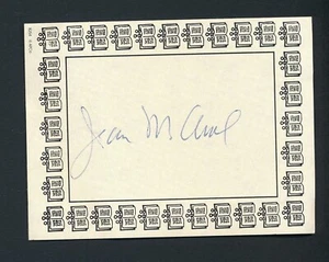 Jean M. Auel - Author "The Clan of the Cave Bear" Signed Bookplate - Picture 1 of 3
