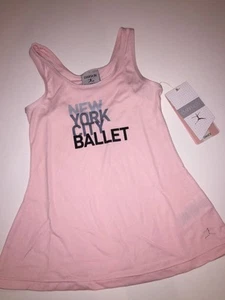 NWT 4-6 Yr S Danskin NYCB New York City Ballet Pink Swing Tank Top Girl's Dance - Picture 1 of 6