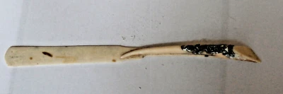 coupe papier ancien avec incrustation argent - Photo 1/3