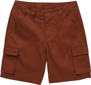Carhartt Boys' Canvas Cargo Work Shorts Brown Size 12 New with Tags - Picture 1 of 2