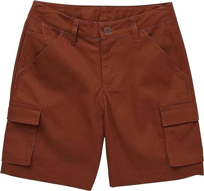 Carhartt Boys' Canvas Cargo Work Shorts Brown Size 12 with Tags