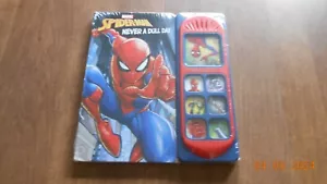 Spiderman Never A Dull Day Play-a-Sound Book New - Picture 1 of 2