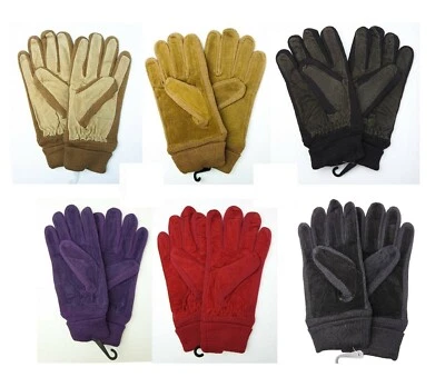 Echt Leder Damen / Herren Winter Handschuhe in 7 Farben warm Winter M bis XXL