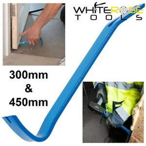 Silverline Pry Bar Crowbar Wrecking Nail Puller Remover Steel 300mm & 450mm - Picture 1 of 4