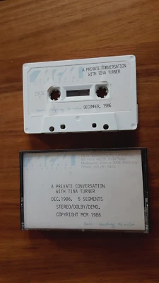 RARE TINA TURNER A PRIVATE CONVERSATION DEMO CASSETTE TAPE MCM NETWORK AUSTRALIA - Image 1 of 2