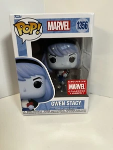 Funko Pop! Marvel: Gwen Stacy #1356 - Amazon MCC Exclusive -Spider-Man Blue - Picture 1 of 6