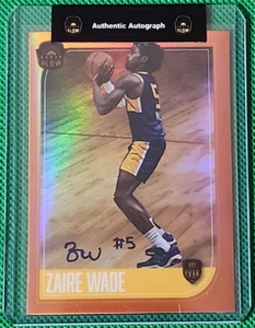 ZAIRE WADE/100 2021 Super Glow 1ª Edición Inaugural REFRACTOR NARANJA AUTOMÁTICO - Imagen 1 de 2