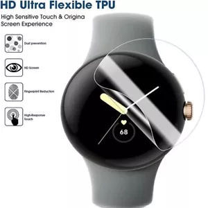 Cubierta protectora de pantalla de hidrogel TPU HD para Google Pixel Watch - Imagen 1 de 12