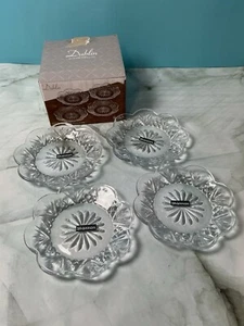 Set of 4 Godinger Dublin Canape Plates in boxes 5" - Picture 1 of 1