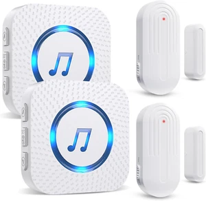 Door Chime, Door Open Contact Sensor Alarm for Business/Store/Home/Office When - Picture 1 of 12