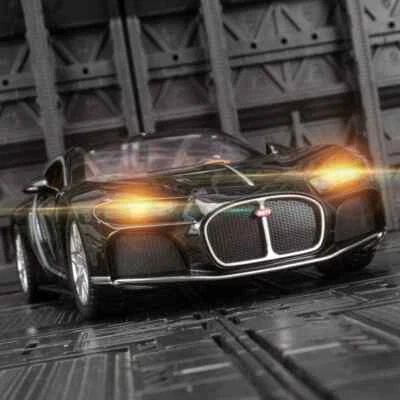 1:24 Bugatti Atlantic Alloy Sports Car Model Diecast  Metal Toy Race Vehicle Car - Image 1 of 4