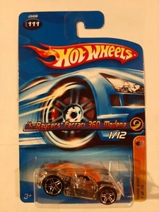 HOT WHEELS 2006 TRACK ACES X-RAYCERS FERRARI 360 MODENA #111 FACTORY SEALED - Picture 1 of 4