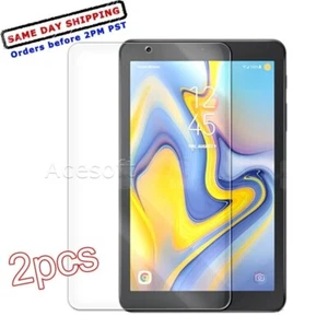 2x Tempered Glass Screen Protector for Samsung Galaxy Tab A 8.0" (2018) SM-T387 - Picture 1 of 1