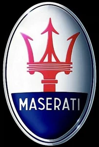 MASERATI FRONT OVAL EMBLEM GRANTURISMO GHIBLI 4200 COUPE LEVANTE QUATTROPORTE - Picture 1 of 4