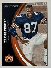Frank Thomas Panini College Football Rookie Card RC Auburn Chicago White Sox 