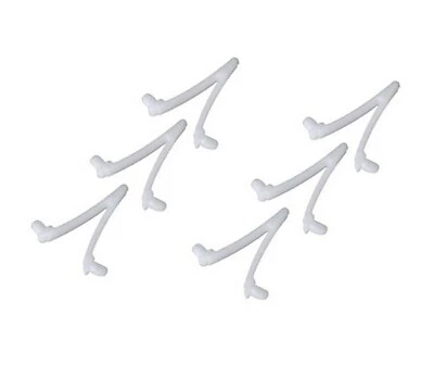 POOL SUPPLY TOWN 6 Pack Butterfly V-clip for Pool Brush, Leaf Skimmer Rake, Vacuum Handle