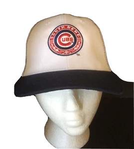 South Bend Cubs MILB Strapback Hat Red White Blue Spellout Logo Embroidered - Picture 1 of 10