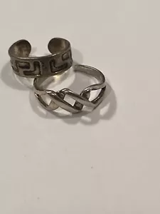 Vintage 925 Sterling Silber Zehenring Konvolut - Bild 1 von 6