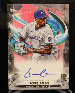 Jose Cuas 2023 Topps Inception Rookies & Emerging Stars Autograph Auto #'d 71/99