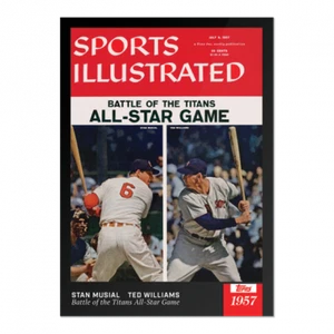 2021 TOPPS X SPORTS ILLUSTRIERT #11 STAN MUSIAL & TED WILLIAMS BATTLE OF TITANS - Bild 1 von 2