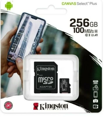 256GB Micro SD Card U3 For DJI Mavic Air 2, Mini,OSMO ACTION,OSMO POCKET Drone - Image 1 of 2