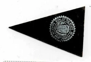 c1908 University of Pennsylvania Leder Wimpel Quakers Tabak Zigarette - Bild 1 von 2