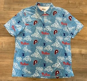 Reyn Spooner MLB Herren 3XL blau Aloha Philadelphia Phillies Hawaii Poloshirt - Bild 1 von 7