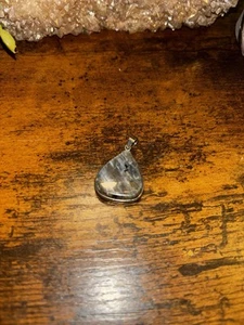 Labradorite Flash Teardrop Pendant – Intuition & Transformation Stone - Picture 1 of 6