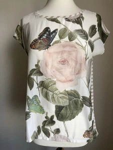 Oui Rose T- Shirt Size 10 - Picture 1 of 5