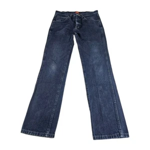 Wrangler 36MWZ Jeans Men 33x34 Denim Slim Fit Cowboy Cut Western Rodeo Straight - Picture 1 of 12