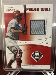 2004 Flair Jim Thome #PT-JT Baseball Card Philadelphia Phillies #021/175 - Picture 1 of 4