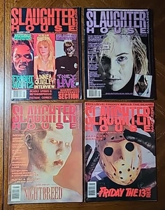 Slaughter House Magazine, Lot of 4. Vol 1 #1, 3, 4, 5. 1988 VINTAGE HORROR! *VG - Bild 1 von 9