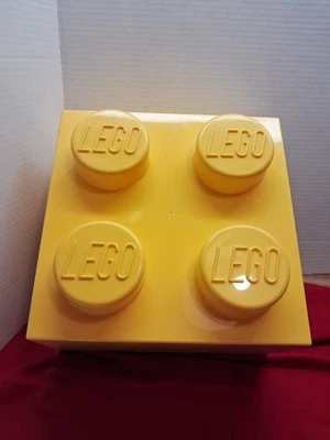 LEGO Storage  4-Stud Brick Box LEGOLAND Yellow T88 - Image 1 of 4