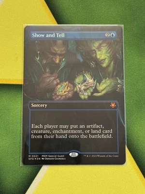 Show and Tell (Borderless) Special Guests Foil NM - Image 1 of 2
