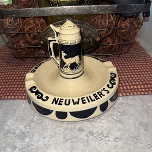Vintage Neuweiler's Beer Ceramic Ash Tray, Match Holder Beer German Stein - Picture 1 of 8