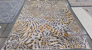 BEIGE / GOLD 6'-7" x 9'-2" Back Stain Rug, Reduced Price 1172777589 AMS187D-7 - Picture 1 of 4