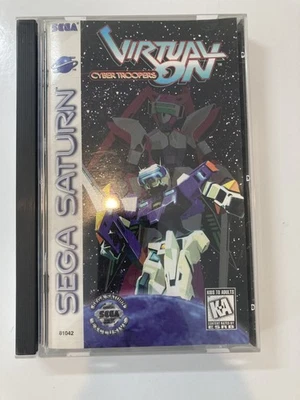 Virtual On: Cyber Troopers (Sega Saturn, 1996) CIB, Tested, Good Cond, Fast Ship - Image 1 of 4