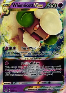 Whimsicott VSTAR 065/172 Casi Como Nuevo SWSH09: Estrellas Brillantes Pokémon Ultra Raro - Imagen 1 de 2