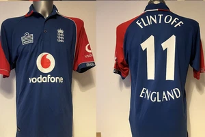 England Cricket Andrew Flintoff Admiral Erwachsene XXL 50" Shirt Trikot Ashes Vintage - Bild 1 von 7