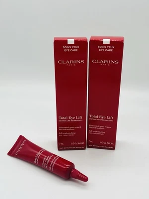 💕 Clarins Total Eye Lift Eye Concentrate 14 ml Augencreme  ( 2x 7 ml ) NEU 💕 - Bild 1 von 2