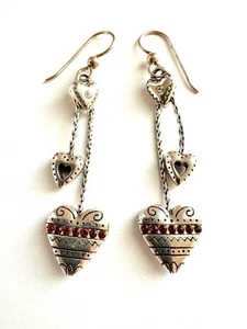 BRIGHTON Manuskript Herz Seele Traum Glauben Erstellen Stil Ohrhänger - Bild 1 von 5